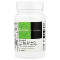 2 X DaVinci Laboratories, Micronized DHEA, 25 mg , 90 Capsules