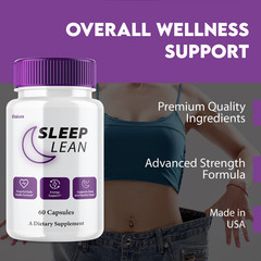 (5 Pack) Sleep Lean Capsule, Sleep Lean Wellness Supplement Pill (300 Capsules)