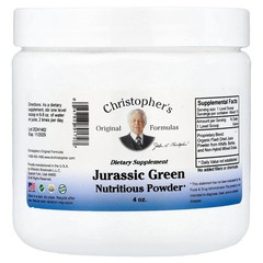 2 X Christopher’s Original Formulas, Jurassic Green Nutritious Powder, 4 oz