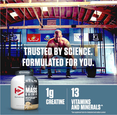 Dymatize Super Mass Gainer, Gourmet Vanilla, 52g Protein, 8 Servings