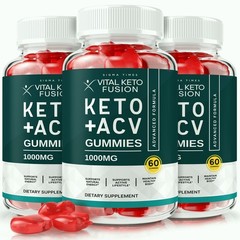Vital Keto Fusion Gummies, Keto ACV Supplement for Metabolism & Weight Loss -3pk