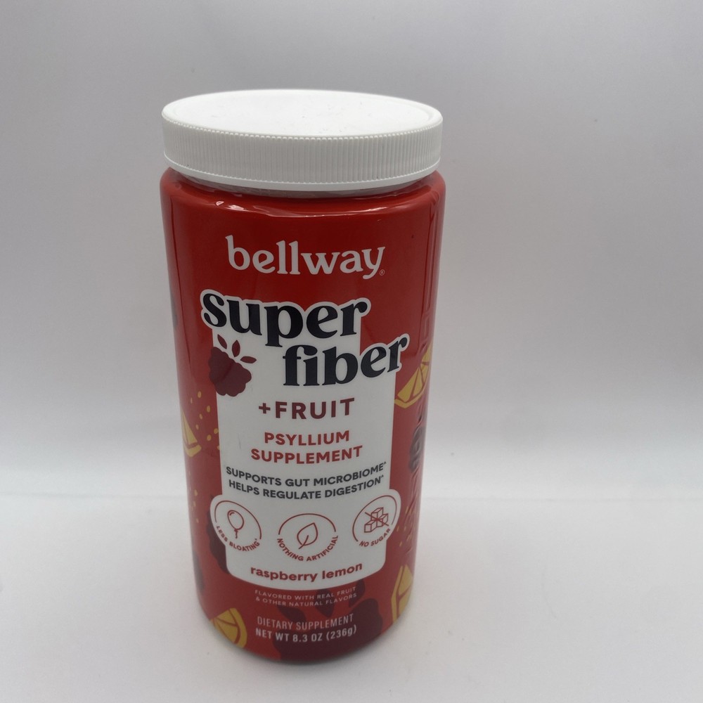 Bellway Raspberry Lemon Super Fiber + Fruit 8.3 Oz – EXP 10/2027