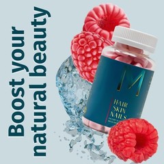 WEEM Hair Skin and Nails Gummies – Supports Healthy Hair – Vegan biotin Vitamins