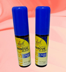 2 bottles ( 0.7 fl. oz. / 20 ml EACH) Bach RESCUE REMEDY SLEEP Spray, 2 Pack
