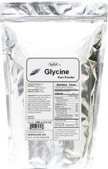 NuSci Pure Glycine Bulk Powder 2270g (5.0LB)