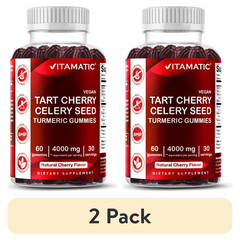 2 Pack Tart Cherry with Celery Seed Gummies – 4000 Mg Serving – Powerful Uric…