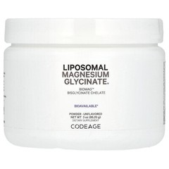 Liposomal Magnesium Glycinate Powder, Unflavored, 3 oz (85.2 g)