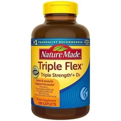 Nature Made Triple Flex Triple Strength + D3, 200 Caplets EXP: 06/2028
