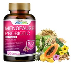Menopause Support Supplement for Women – Hormone Balance, Mood, Hot Flashes 60