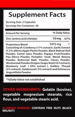 Parasite wormwood – ANTI PARASITE – NONI COMBO – black walnut powder