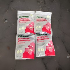 Bloom Creatine Gummies Berry Boost Zero Sugar 5g Creatine 36 Count (4 Packs)
