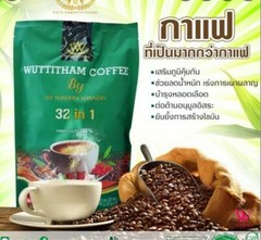 5x Wuttitham Healthy Coffee 32 in 1 Herbs Instant Mixed Weight Control Manage
