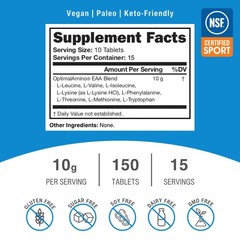 OptimalAmino Tablets (150 Count) | 99% Utilized 150 Count (Pack of 1)