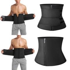 MEN Fajas Colombianas para Hombres Waist Trainer Sweat Belt Neoprene Body Shaper