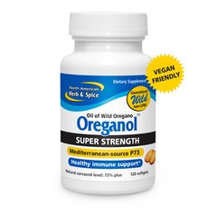 NORTH AMERICAN HERB & SPICE Super Strength Oreganol P73, 120 Softgels