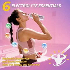 Electrolyte Hydration Packets – Best Electrolytes Drink Mix – Sugar Free Formula