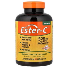 2 X American Health, Ester-C� with Citrus Bioflavonoids, 240 Vegetarian Capsule
