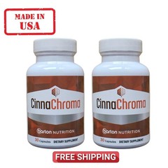 2 Pack CinnaChroma Blood Sugar Support w/ Cinnamon Extract & Chromium