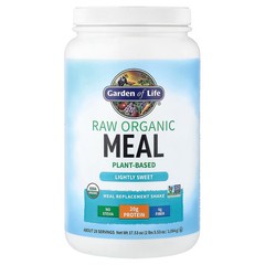 2 X Garden of Life, RAW Organic Meal Replacement Shake, Lightly Sweet, 37.53 oz