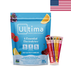 Ultima Replenisher Electrolyte Powder Variety Pack 20 Sticks Keto – Friendly