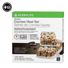 Formula 1 Express Meal Bar: Cookies ‘n Cream 7 Bars per Box