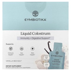 2 X Cymbiotika, Liquid Colostrum, Vanilla Sea Salt, 26 Liquid Packets, 0.3 fl o