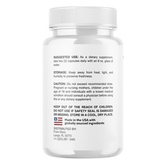 PureGlyco Blood Sugar Support Supplement Capsules Natural 1 Pack 60Ct