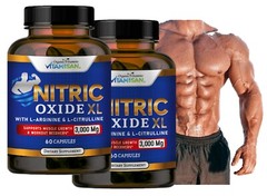 Nitric Oxide Booster L-Arginine, L-Citrulline 3000mg 120 Caps HIGHEST POTENCY