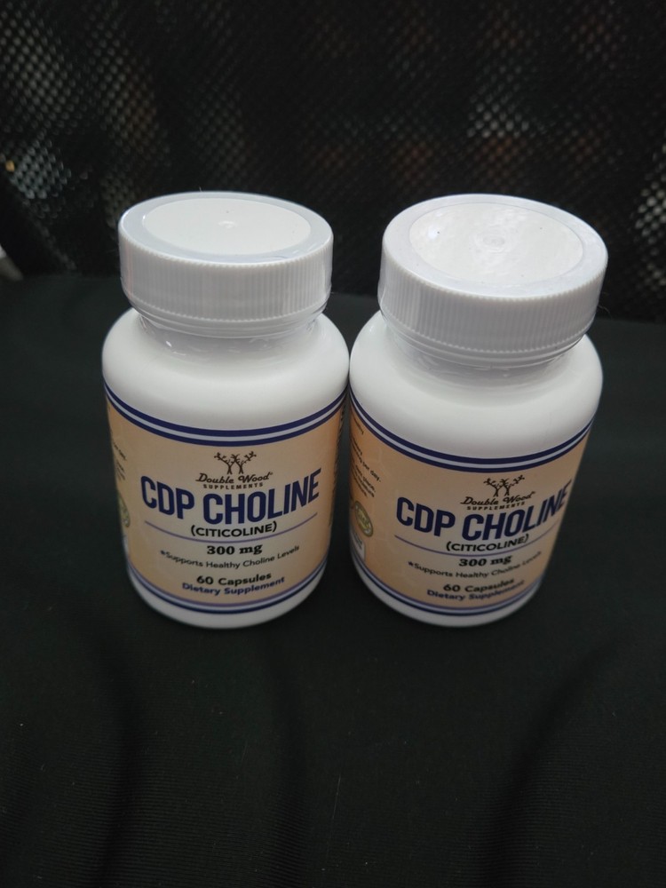 CDP Choline (Citicoline) 300Mg, 60 Capsules–2 packs NEW
