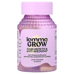 2 X Lemme, Grow, Hair Growth & Anti-Shedding, 60 Capsules