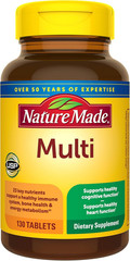 Multivitamin Tablets with Iron, Multivitamin for Women and Men for Daily Nutriti