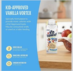BOOST KID ESSENTIALS 1.0 Vanilla Vortex 24 x 8 fl oz carton BB Date 05/25/2026