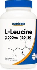 High-quality L-leucine 2000mg, 120 Non-gmo Vegetarian Capsules for Recovery