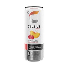 Celsius Energy Drink Raspberry Peach Sugar Free 12 Fl Oz