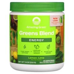 Amazing Grass Green Superfood Energy Lemon Lime 7 4 oz 210 g All-Natural,