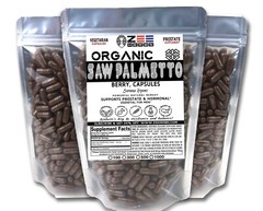 Organic Saw Palmetto Berry Capsules – 1200mg Pure Natural Saw Palmetto Berry