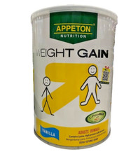 Appeton Nutrition Weight Gain Adult High Protein Milk Vanilla+Lysine 900g -1 Tin