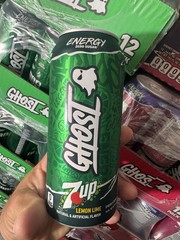 NEW RARE GHOST ENERGY 7UP COLLECTOR CAN LIFESTYLE LIMITED DRINK