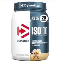 Dymatize ISO100 Hydrolyzed Whey Gourmet Vanilla 20 Servings