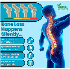 Bone Health Advanced Calcium Magnesium Vitamin D3 Joint Support Strong Bones 60T