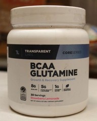 BCAA Glutamine Formula – 8000 mg – Strawberry Lemonade Exp 06/2027
