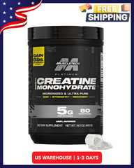 Creatine Monohydrate Powder Micronized Muscle Strength 80 Servings