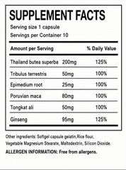 Stamina Magic 100mg 10 Tablets Men’s Vitality Energy Performance Support F/S