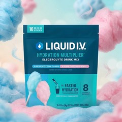 Liquid I.V. Hydration booster Cotton Candy Electrolyte Powder