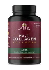 Ancient Nutrition Multi Collagen Advanced Lean+ Supplement 90 Capsules Exp 02/29