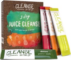 3-Day Juice Cleanse – Caffeine Free with 21 Flavorful Single Serve Packets