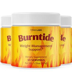 (3 Pack) Burntide Powder Weight Management Support Formula Burn Tide 90 Servings
