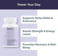 Mars Nitric Oxide Boost Support Capsules 60ct FS, Pack of 5.
