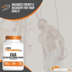 Eaa Capsules 360 Count Essential Amino Acids Protein Supplement Bcaas Sugar Free