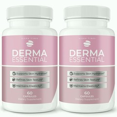Derma Essential Capsules – Skin Health Support for Daily Glow & Hydration -2Pack